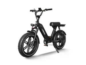 "La Himiway Escape Pro 2 es una bicicleta eléctrica que fusiona potencia y estilo en un diseño compacto. Con su motor robusto y batería de alto rendimiento, ofrece una conducción ágil y cómoda tanto en la ciudad como en terrenos más exigentes. Equipada con suspensión completa, neumáticos anchos y frenos hidráulicos, garantiza estabilidad y seguridad en cada recorrido. Ideal para quienes buscan una movilidad eficiente con un toque de aventura