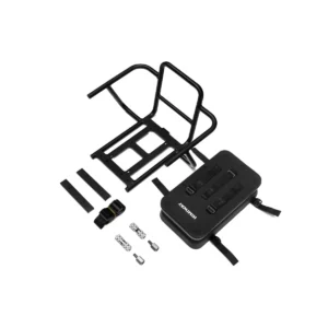 Asiento trasero de pasajero con reposapiés