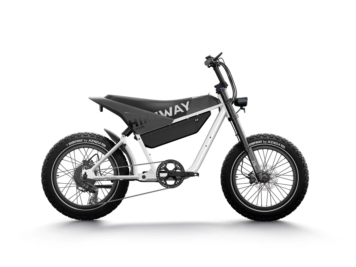 Himiway C5 Ultra blanca de perfil