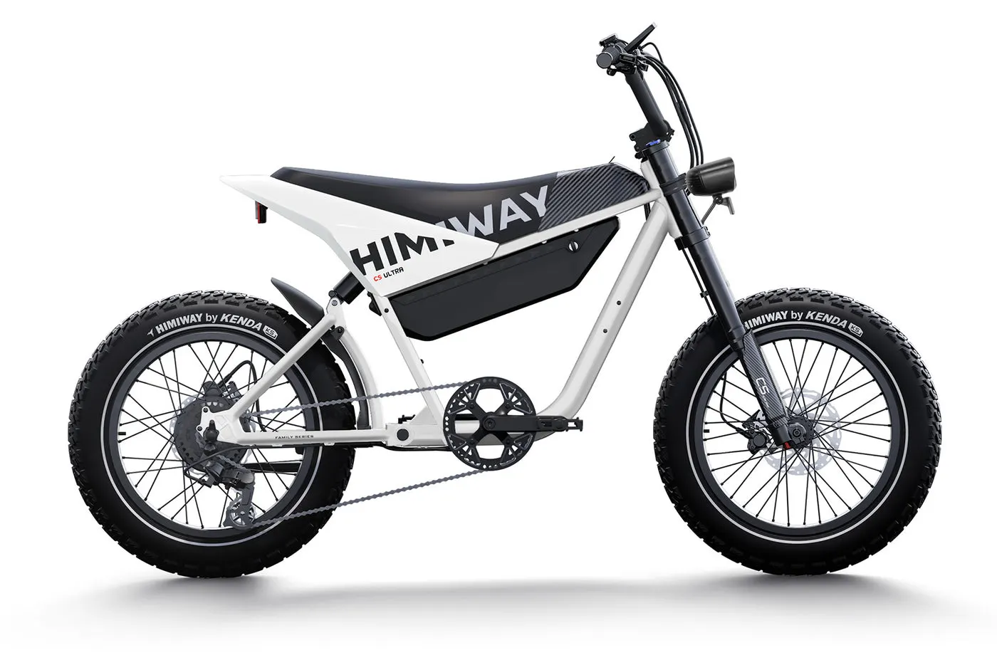 Himiway C5 Ultra blanca de perfil
