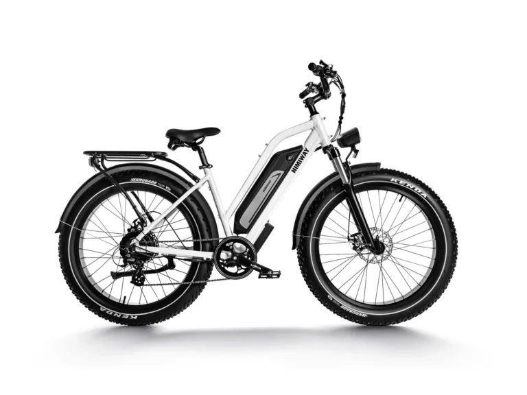 Himiway D3 Cruiser blanca de perfil